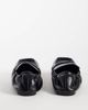 JW PEI JW PEI Rowan ruched slip-on loafers in black - 3