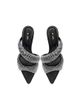 JW PEI JW PEI Sara heeled mules in crystal-Silver - 3