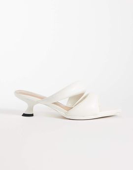 JW PEI JW PEI Sara heeled mules in white