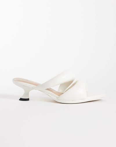 JW PEI JW PEI Sara heeled mules in white