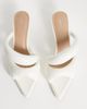 JW PEI JW PEI Sara heeled mules in white - 2