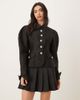 JW PEI JW PEI satin pleated mini skirt in black - part of a set - 1