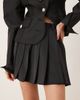 JW PEI JW PEI satin pleated mini skirt in black - part of a set - 4