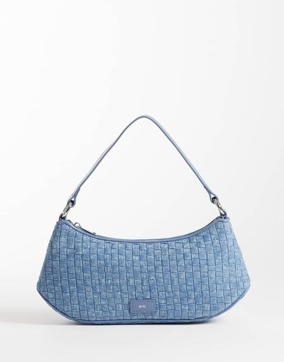 JW PEI JW PEI shoulder bag in woven blue denim