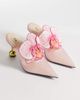 JW PEI JW PEI Sofia orchid sphere heel mules in pink - 3
