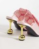 JW PEI JW PEI Sofia orchid sphere heel mules in pink - 4