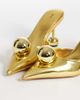 JW PEI JW PEI Sofia sphere heel mules in gold - 2