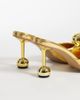 JW PEI JW PEI Sofia sphere heel mules in gold - 4