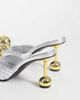 JW PEI JW PEI Sofia woven gold-tone sphere heel mules in silver-Multi - 3