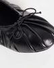 JW PEI JW PEI Solenne ruched drawstring ballet flats in black - 2
