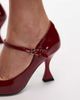 JW PEI JW PEI Thalina pointed toe heeled pumps in burgundy-Red - 2