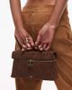 JW PEI JW PEI Thea top handle faux suede bag in mocha brown - 4