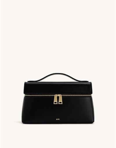 JW PEI JW PEI Thea top handle vanity bag in black