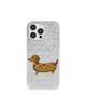JW PEI JW PEI wiener dog embellished phone case in silver - 1