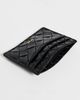 JW PEI JW PEI Woven Texture Card Holder Black One - 5