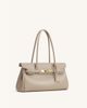 JW PEI JW PEI Yara tote bag in gray apricot faux suede - 2