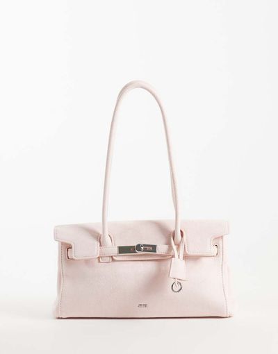 JW PEI JW PEI Yara tote bag in pink faux suede