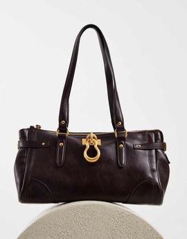 JW PEI JW PEI Yvette shoulder bag in dark brown