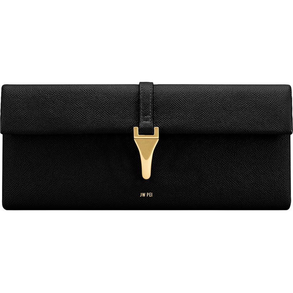 JW PEI JW PEI Zaria Pebbled Faux Leather Clutch