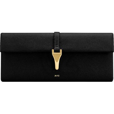 JW PEI JW PEI Zaria Pebbled Faux Leather Clutch