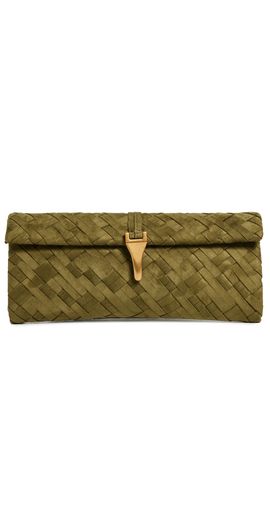JW PEI JW PEI Zaria Woven Clutch Dark Olive One