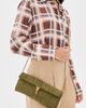 JW PEI JW PEI Zaria Woven Clutch Dark Olive One - 3
