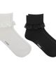 K Bell Socks K Bell Socks Assorted 2-Pack Lace Trim Quarter Socks - 1