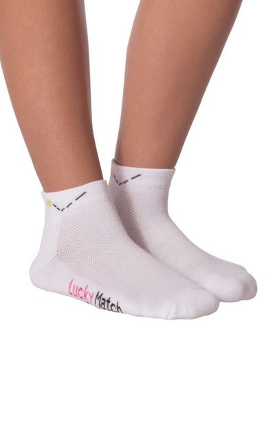 K Bell Socks K Bell Socks Love Tennis Assorted 2-Pack Cotton Blend Socks 