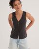 KADA KADA The Cupro Button Front Tank - 1