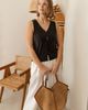 KADA KADA The Cupro Button Front Tank - 5