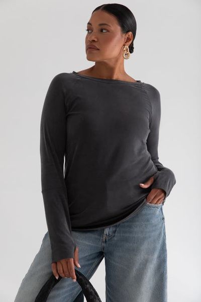 KADA KADA The Cupro Long Sleeve Layering Tee