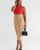 KADA KADA The Cupro Sculpt Racerback Midi Dress - 1