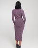 KADA KADA The Space Dye Ribbed Sweater Midi Dress - 4