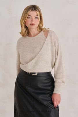 KADA KADA The Woodland Draped Sweater