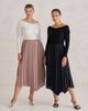 KADA KADA The Woodland Pleated Mixed Media Dress - 4