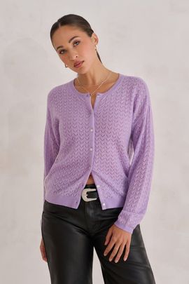 KADA KADA The Woodland Pointelle Cardigan