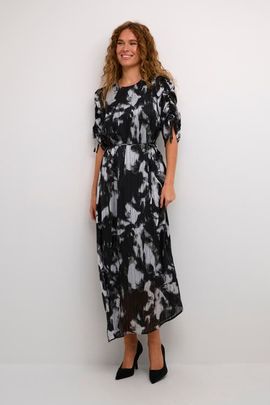 Kaffe Kaffe Kalifa Chiffon Half Sleeves Maxi Dress
