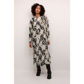 Kaffe Kaffe KAlouise Round Neck Maxi Shirt Dress