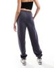 Kaiia Kaiia cotton blend Tall cuffed sweatpants in dark gray - 2