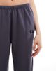 Kaiia Kaiia cotton blend Tall cuffed sweatpants in dark gray - 3