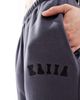 Kaiia Kaiia cotton blend Tall cuffed sweatpants in dark gray - 4