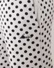 Kaiia Kaiia cotton rich embroidered logo wide leg sweatpants in gray and black polka dot - part of a set-Multi - 4