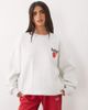Kaiia Kaiia cotton rich New York graphic sweatshirt in heather gray - 2