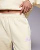 Kaiia Kaiia cotton rich puff print logo wide leg sweatpants in lemon and lilac - part of a set-Multi - 4