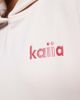 Kaiia Kaiia embroidered logo sweethearts sticker back graphic oversized hoodie in cream - part of a set-White - 3