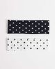 Kaiia Kaiia exclusive 2 pack polka dot headbands in black and white-Multi - 1