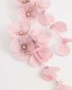 Kaiia Kaiia exclusive 3D flower drop earrings in baby pink - 3