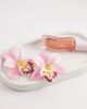 Kaiia Kaiia exclusive 3D orchid flower stud earrings in pink - 2