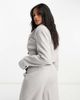 Kaiia Kaiia exclusive boxy cropped blazer in gray - part of a set - 2