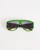 Kaiia Kaiia exclusive chunky aviator sunglasses in tort and green-Multi - 3